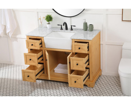 Elegant Bathroom Vanity - Natural Wood (VF60248NW)