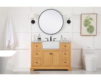 Elegant Bathroom Vanity - Natural Wood (VF60248NW)