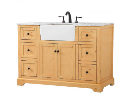 Elegant Bathroom Vanity - Natural Wood (VF60248NW)