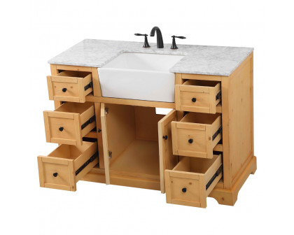 Elegant Bathroom Vanity - Natural Wood (VF60248NW)