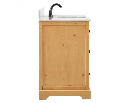 Elegant Bathroom Vanity - Natural Wood (VF60248NW-BS)