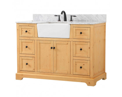 Elegant Bathroom Vanity - Natural Wood (VF60248NW-BS)