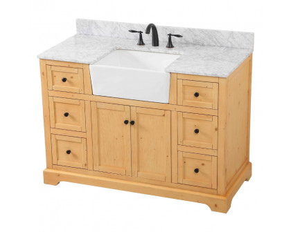 Elegant Bathroom Vanity - Natural Wood (VF60248NW-BS)