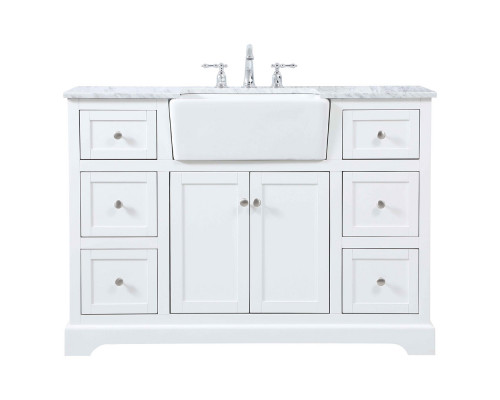 Elegant Bathroom Vanity - White (VF60248WH)