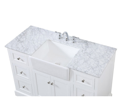 Elegant Bathroom Vanity - White (VF60248WH)