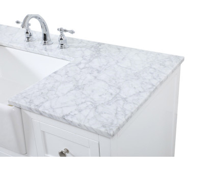 Elegant Bathroom Vanity - White (VF60248WH)