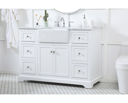 Elegant Bathroom Vanity - White (VF60248WH)