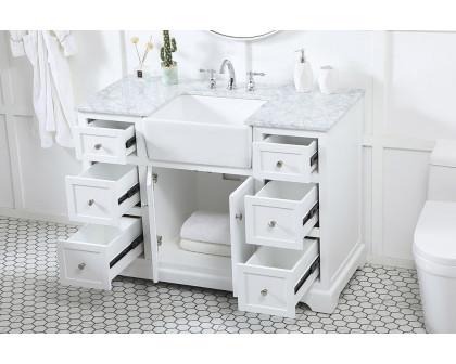 Elegant Bathroom Vanity - White (VF60248WH)