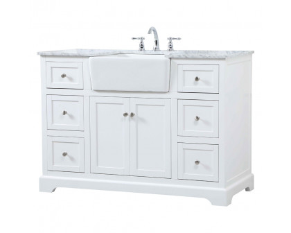 Elegant Bathroom Vanity - White (VF60248WH)