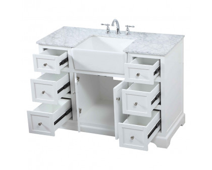 Elegant Bathroom Vanity - White (VF60248WH)