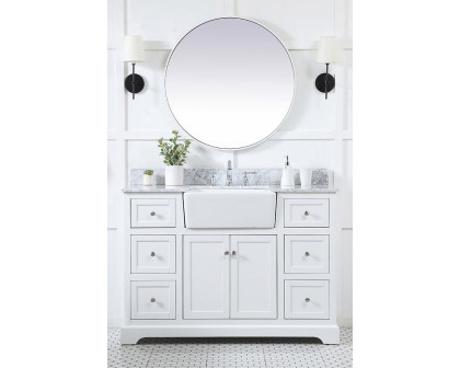 Elegant Bathroom Vanity - White (VF60248WH-BS)