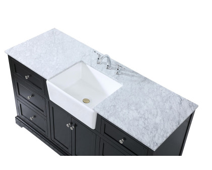 Elegant Bathroom Vanity - Black (VF60260BK)