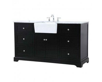 Elegant Bathroom Vanity - Black (VF60260BK)