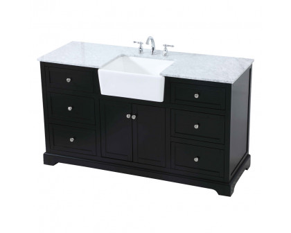 Elegant Bathroom Vanity - Black (VF60260BK)