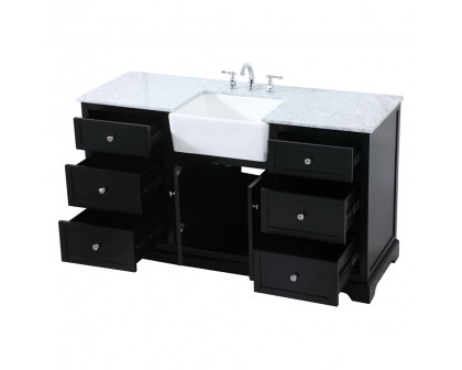 Elegant Bathroom Vanity - Black (VF60260BK)