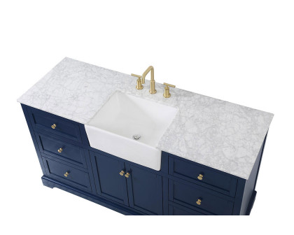 Elegant Bathroom Vanity - Blue (VF60260BL)