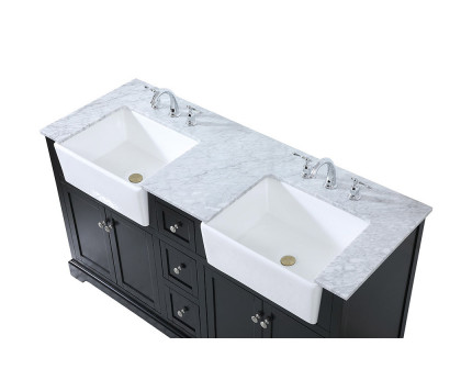 Elegant Bathroom Vanity - Black (VF60260DBK)