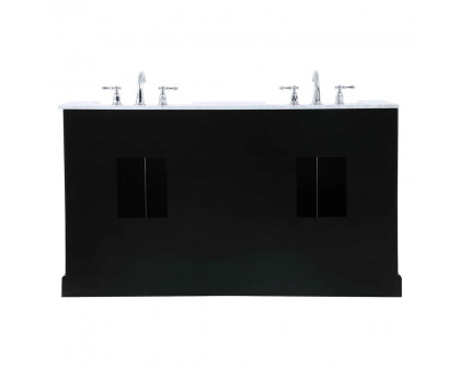 Elegant Bathroom Vanity - Black (VF60260DBK)