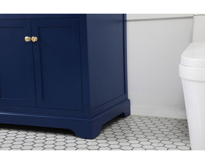 Elegant Bathroom Vanity - Blue (VF60260DBL)