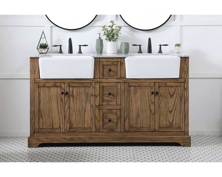 Elegant Bathroom Vanity - Driftwood (VF60260DDW)