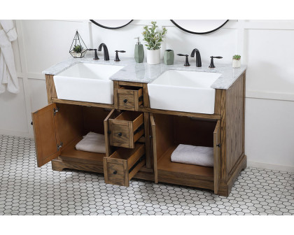 Elegant Bathroom Vanity - Driftwood (VF60260DDW)