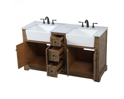 Elegant Bathroom Vanity - Driftwood (VF60260DDW)