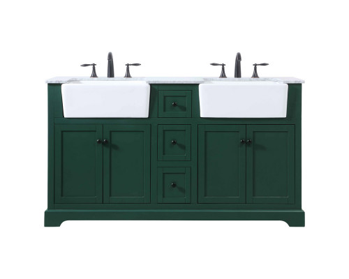 Elegant Bathroom Vanity - Green (VF60260DGN)