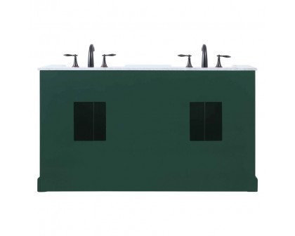 Elegant Bathroom Vanity - Green (VF60260DGN)