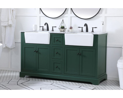 Elegant Bathroom Vanity - Green (VF60260DGN)