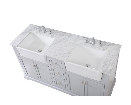 Elegant Bathroom Vanity - Gray (VF60260DGR)