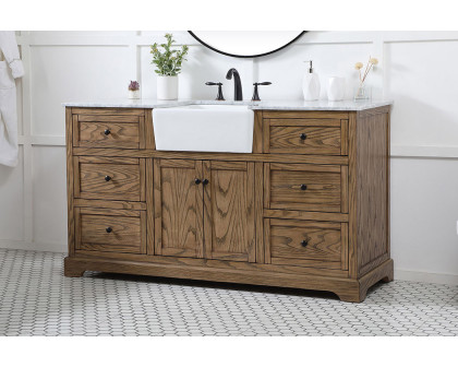 Elegant Bathroom Vanity - Driftwood (VF60260DW)