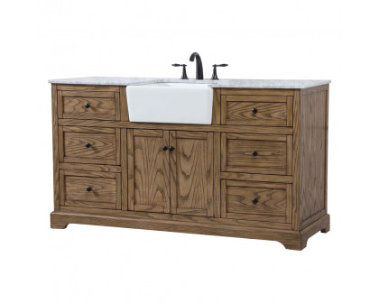 Elegant Bathroom Vanity - Driftwood (VF60260DW)