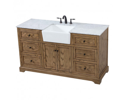 Elegant Bathroom Vanity - Driftwood (VF60260DW)