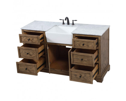 Elegant Bathroom Vanity - Driftwood (VF60260DW)