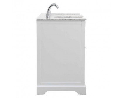 Elegant Bathroom Vanity - White (VF60260DWH)