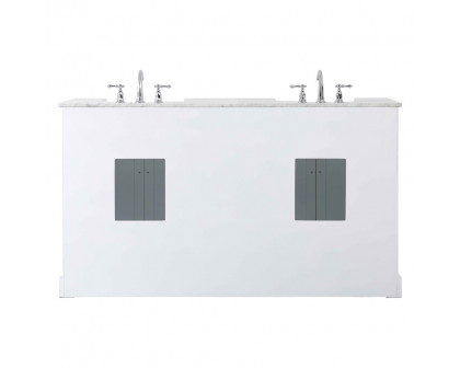 Elegant Bathroom Vanity - White (VF60260DWH)