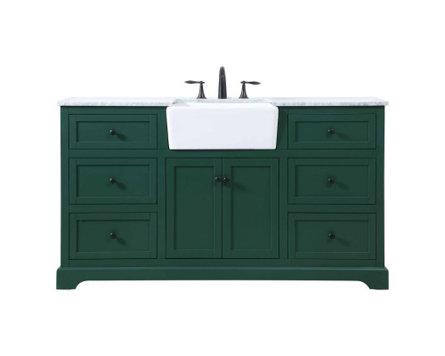 Elegant Bathroom Vanity - Green (VF60260GN)