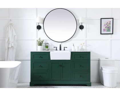 Elegant Bathroom Vanity - Green (VF60260GN)