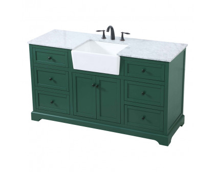 Elegant Bathroom Vanity - Green (VF60260GN)