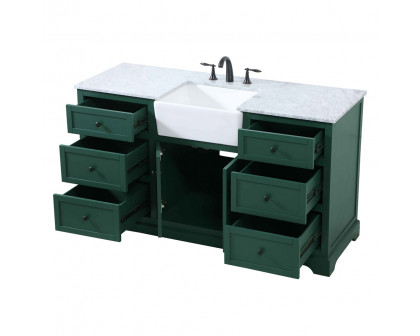 Elegant Bathroom Vanity - Green (VF60260GN)