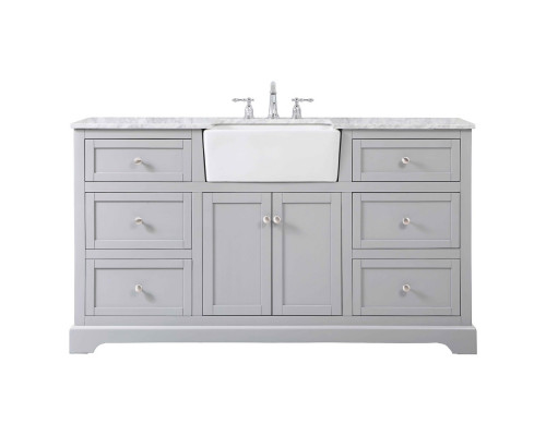 Elegant Bathroom Vanity - Gray (VF60260GR)