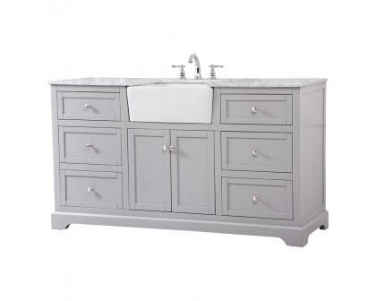 Elegant Bathroom Vanity - Gray (VF60260GR)