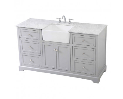 Elegant Bathroom Vanity - Gray (VF60260GR)