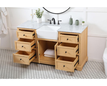 Elegant Bathroom Vanity - Natural Wood (VF60260NW)