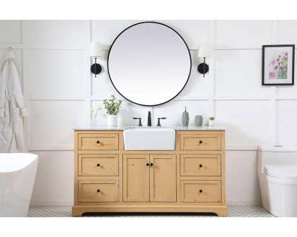 Elegant Bathroom Vanity - Natural Wood (VF60260NW)