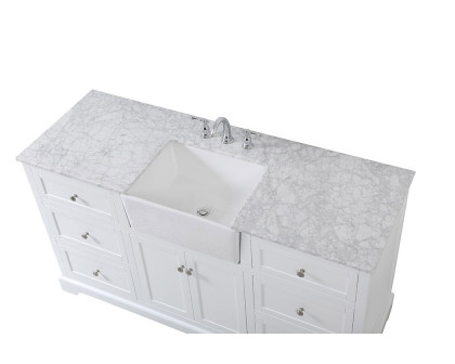 Elegant Bathroom Vanity - White (VF60260WH)