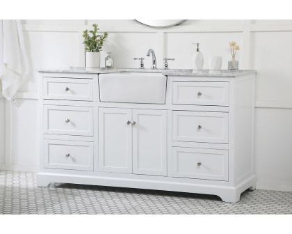 Elegant Bathroom Vanity - White (VF60260WH)