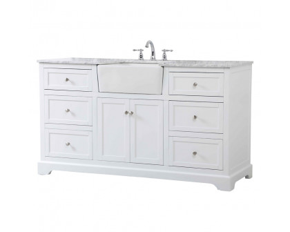 Elegant Bathroom Vanity - White (VF60260WH)