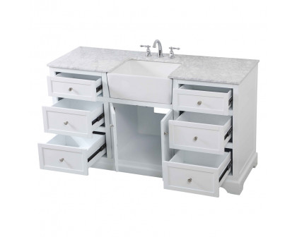 Elegant Bathroom Vanity - White (VF60260WH)