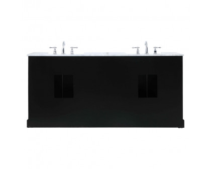 Elegant Bathroom Vanity - Black (VF60272DBK)